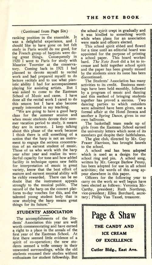 The Note Book June 15, 1922 page 7