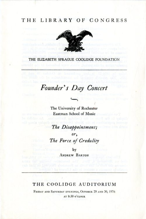 program at LC page 1