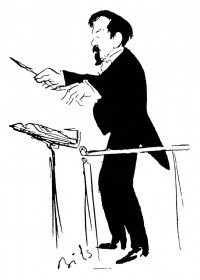 ILLUSTRATION OF DEBUSSY CONDUCTING