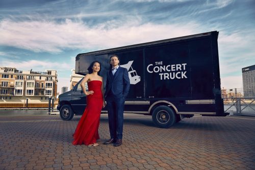 Susan Zhang ‘13E (MM) with her Concert Truck