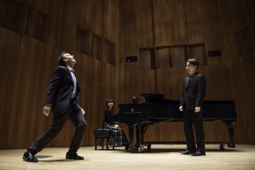 American composer Jake Heggie and librettist Gene Scheer leading master class American composer Jake Heggie and librettist Gene Scheer leading master class