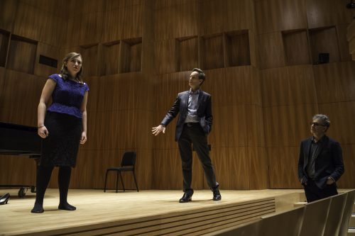 American composer Jake Heggie and librettist Gene Scheer leading master class American composer Jake Heggie and librettist Gene Scheer leading master class