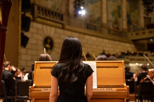 A backstage view of a Philharmonia performance of Mahler’s 6th symphony