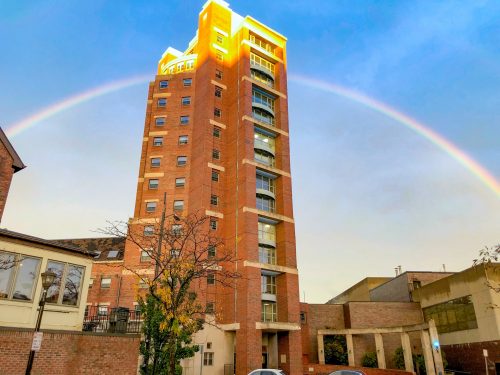Rainbow over SLC