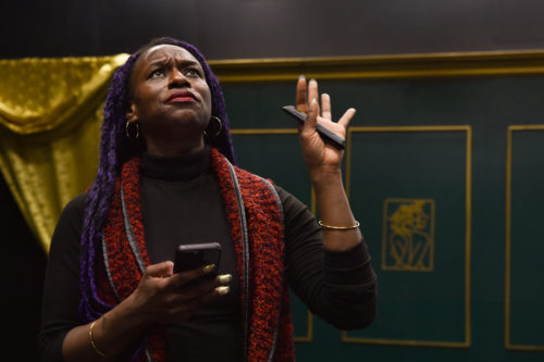 Soprano Dr. Minnita Daniel-Cox gave a guest lecture on Friday, February 2. Photo by Kerry Lubman.