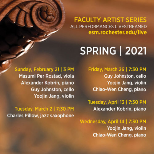 Faculty Artist Series poster