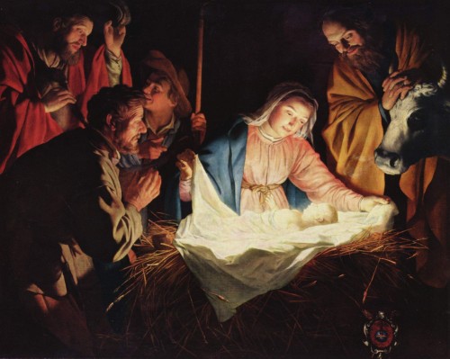 Adoration of the Shepherds van Honthorst (1622)
