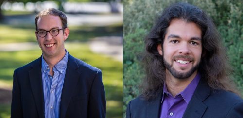 Caleb Hopkins and Joseph Taff headshots