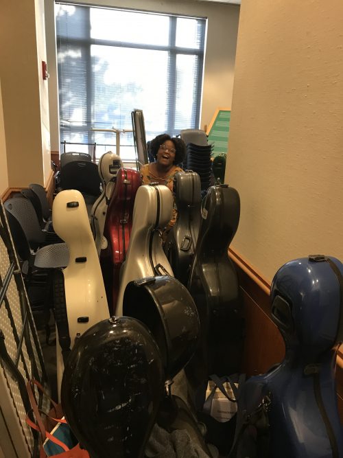 Instrument cases galore!