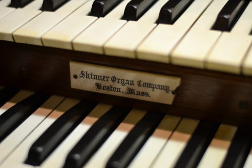 Church of the Ascension Organ keyboard