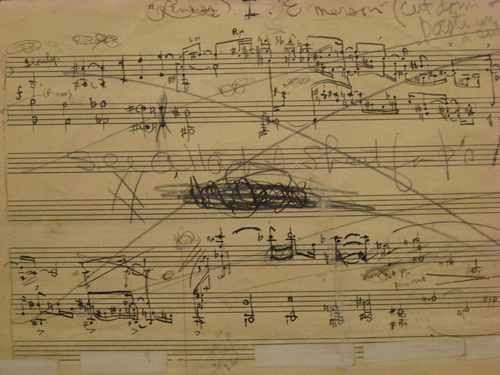 image of vintage music score