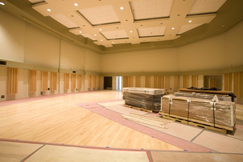 The fourth floor rehearsal hall