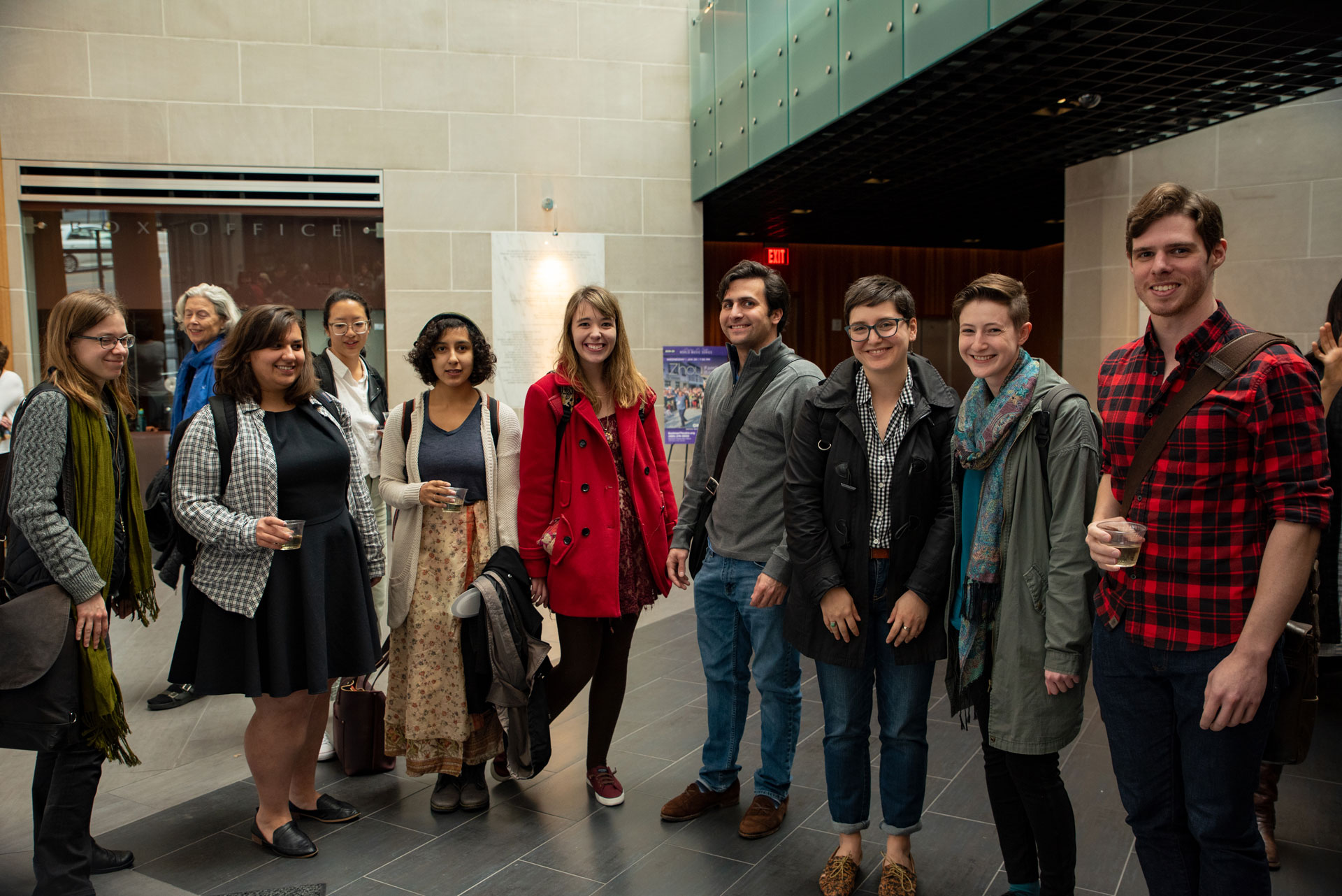 Eastman-Musicology-students-mingle-in-the-after-party