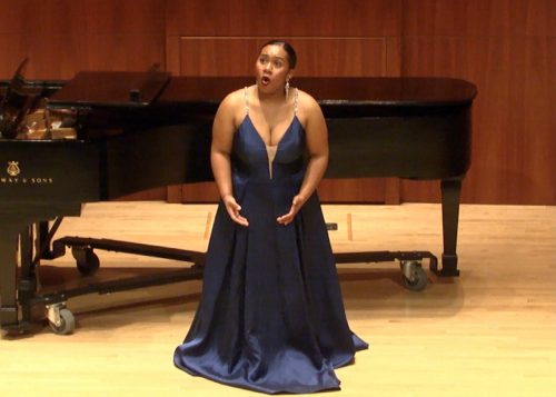 2021 William Warfield Scholarship recipient, soprano Jazmine Saunders