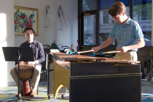 image of teacher and student