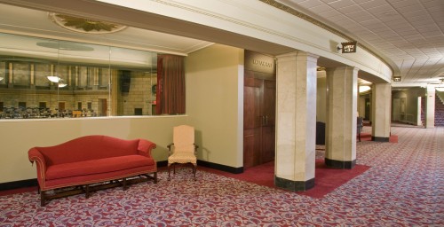 Wegman Family Gallery shows the new lounges.