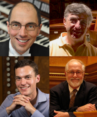 combined image of 4 faculty members