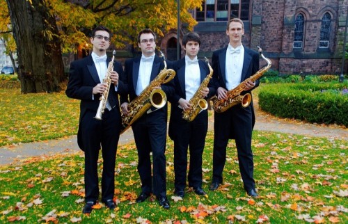 Project Fusion members are, from left, Dannel Espinoza, Matt Evans, Matt Amedio,and Michael Sawzin