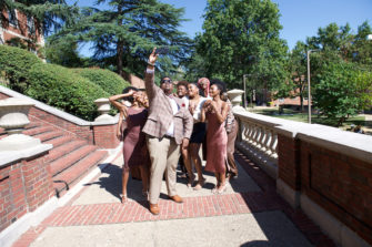 Bowens and SAASy behind the historic Howard University Founders Library (Washington, D.C.) Photographer: Lawrence Randall