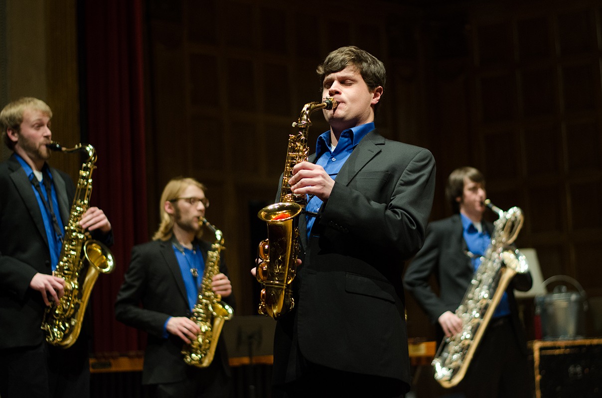 Saxophone students Saxophone students