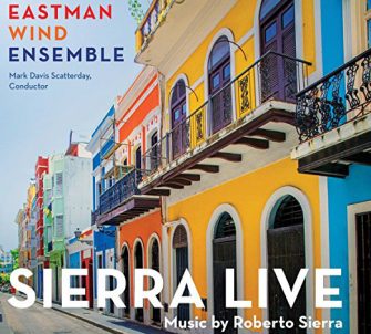 The CD cover art for Sierra Live: Music by Roberto Sierra.