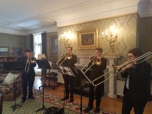 image of trombine quartet