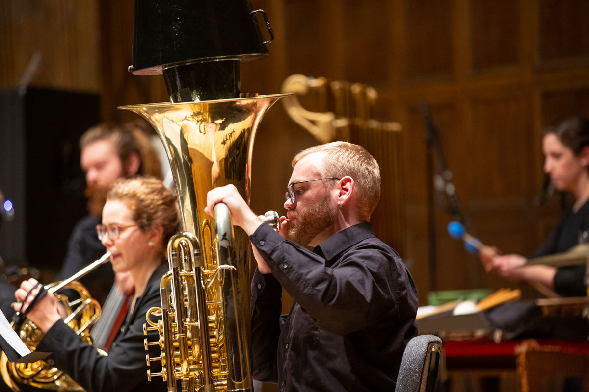 Tuba-player-in-Ossia-Jazz-band instrument image