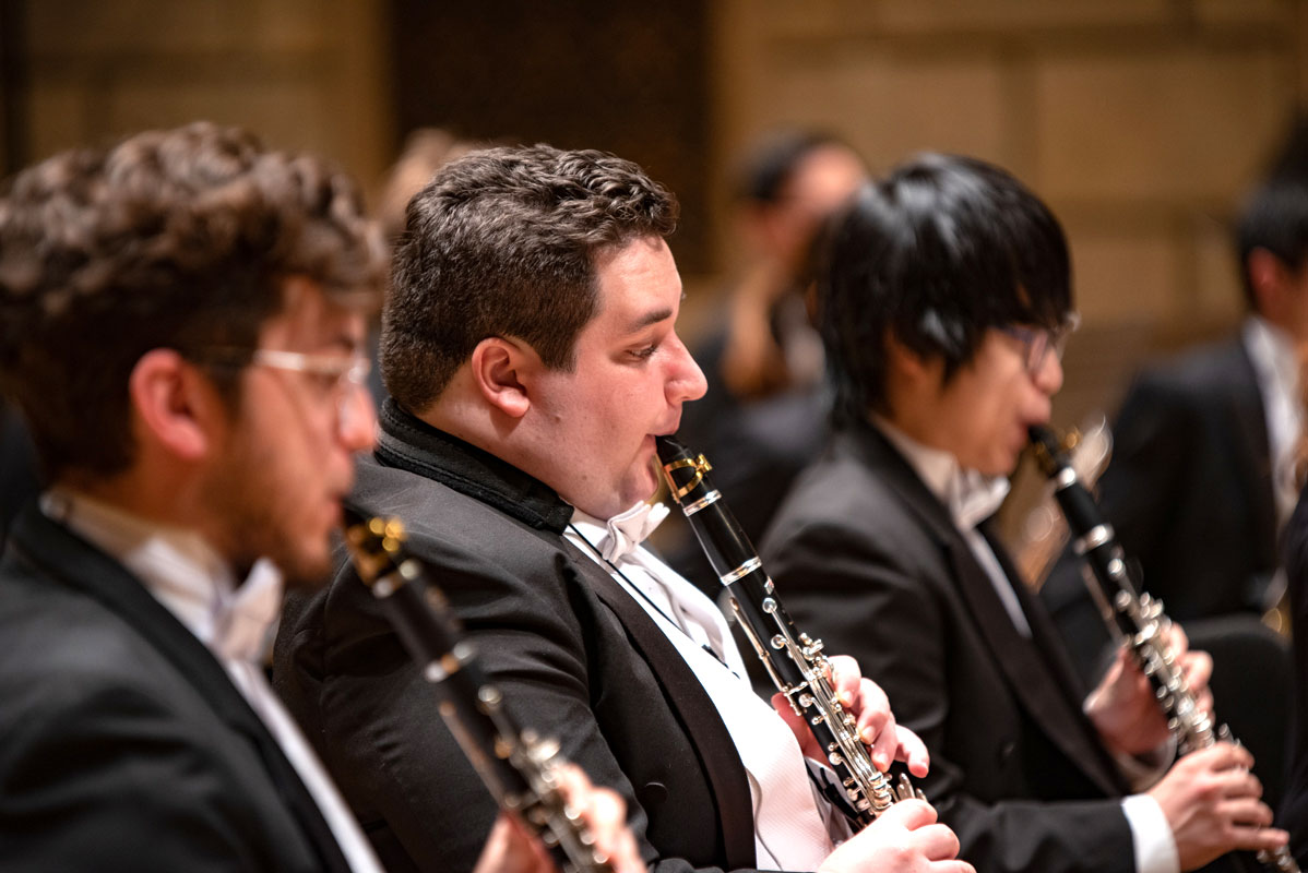 Clarinet section Philarmonia instrument images
