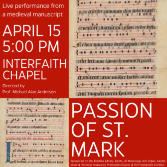 Passion of St. Mark flyer