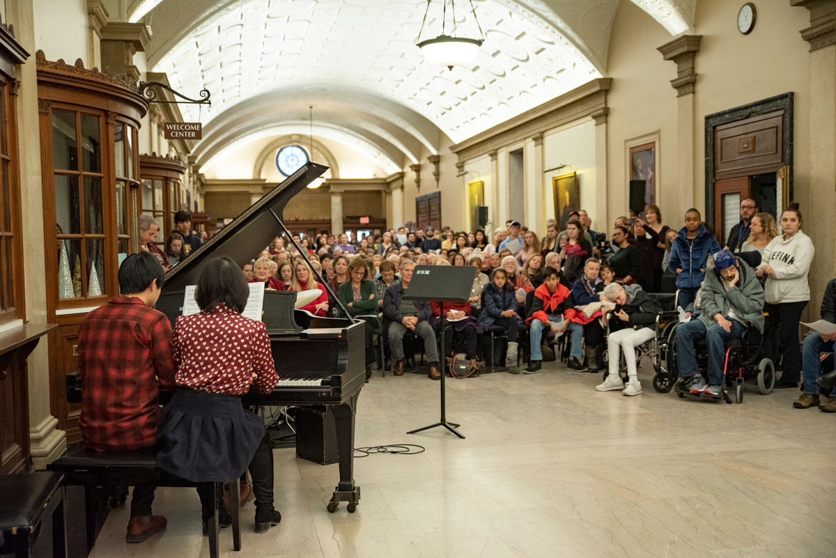 Holiday Sing Piano Performance