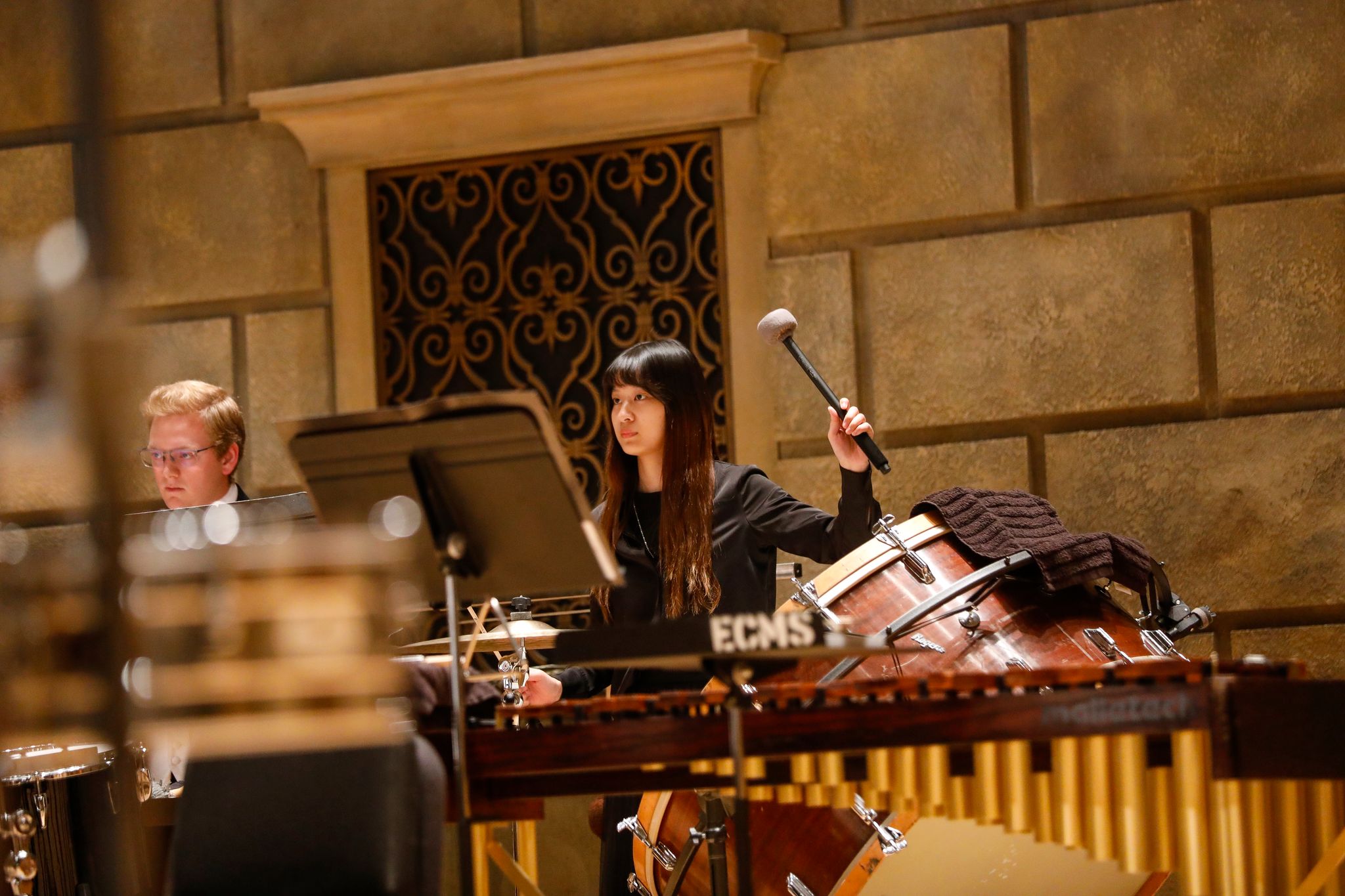 percussionist onstage